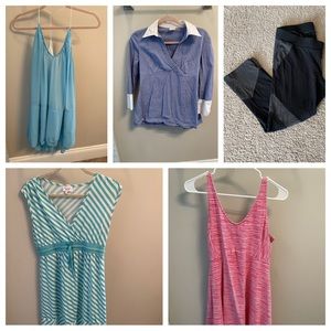 10+ items small maternity tops & dresses